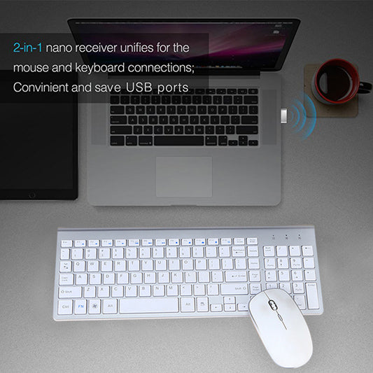 Wireless Keyboard Mouse - Office Gear | Koalakits36