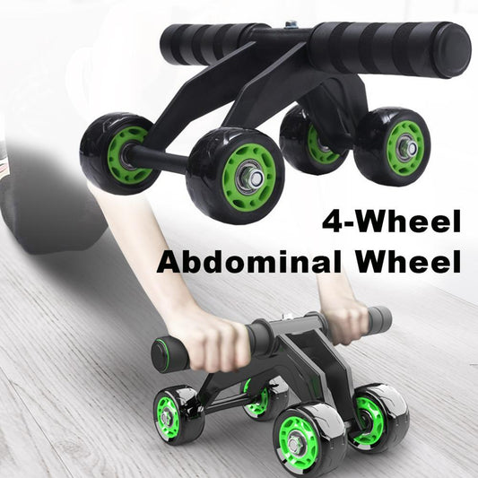 Four-wheeled Abdominal Roller Home Exercise Abdominal Muscle Fitness