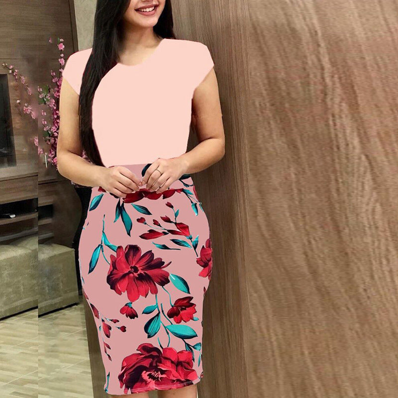 Printed Office Midi Dress for Women | Koalakits36