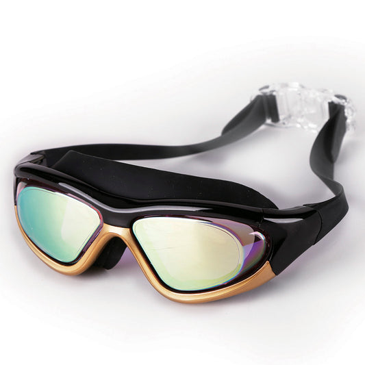 Large-Frame Swimming Goggles Flat Swimming Goggles Waterproof | Koalakits36