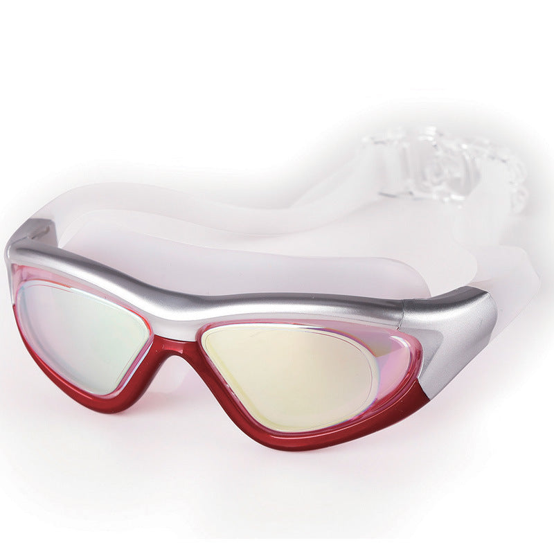 Large-Frame Swimming Goggles Flat Swimming Goggles Waterproof | Koalakits36