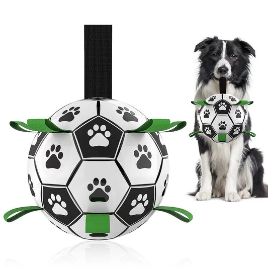 Interactive Dog Football Toy Soccer Ball Inflated Training Toy For Dogs Outdoor | Koalakits36