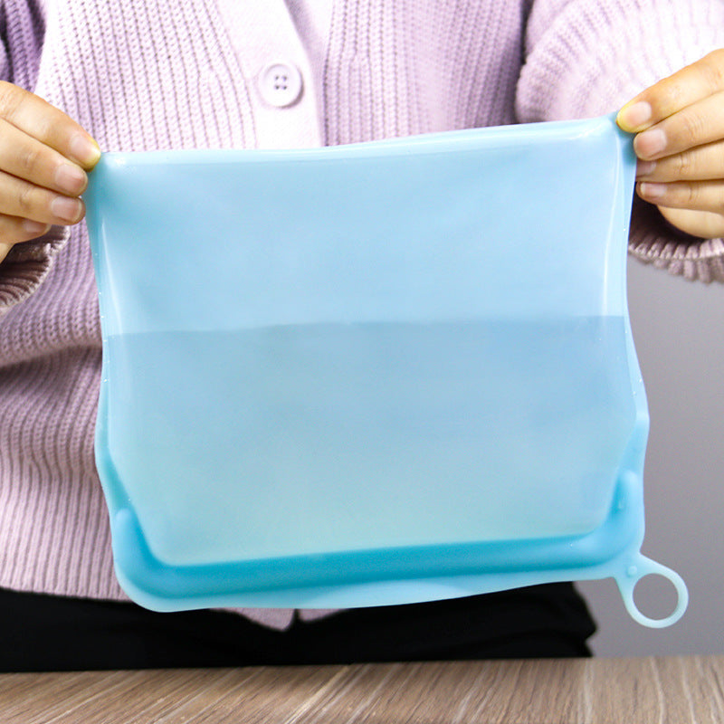 Portable Self-sealing Storage Bag for kitchen food