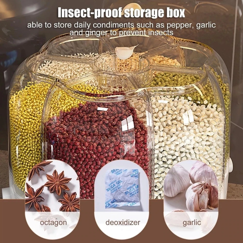 Sealed Cereal Dispenser | Kitchen Storage Container | Koalakits36