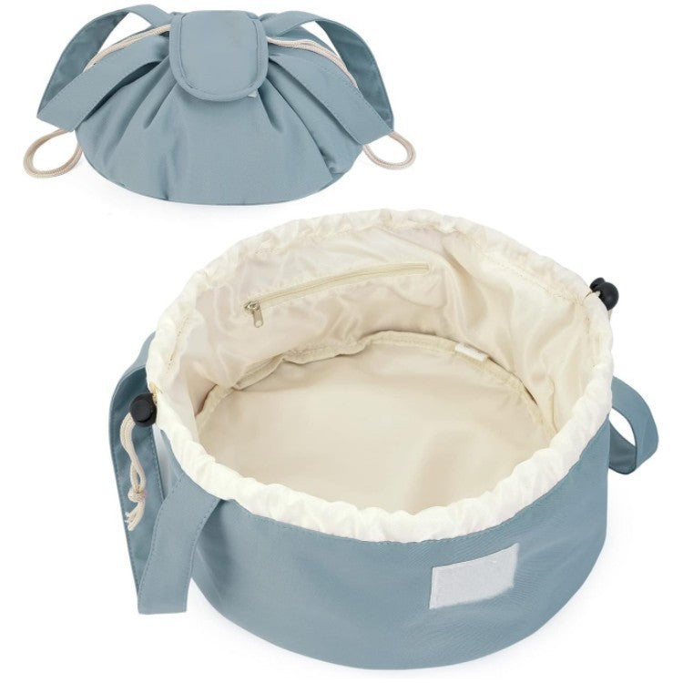 Barrel Drawstring Makeup Bag Large Capacity Women's Cosmetic Bag Toiletries Organizer Pouch | Koalakits36