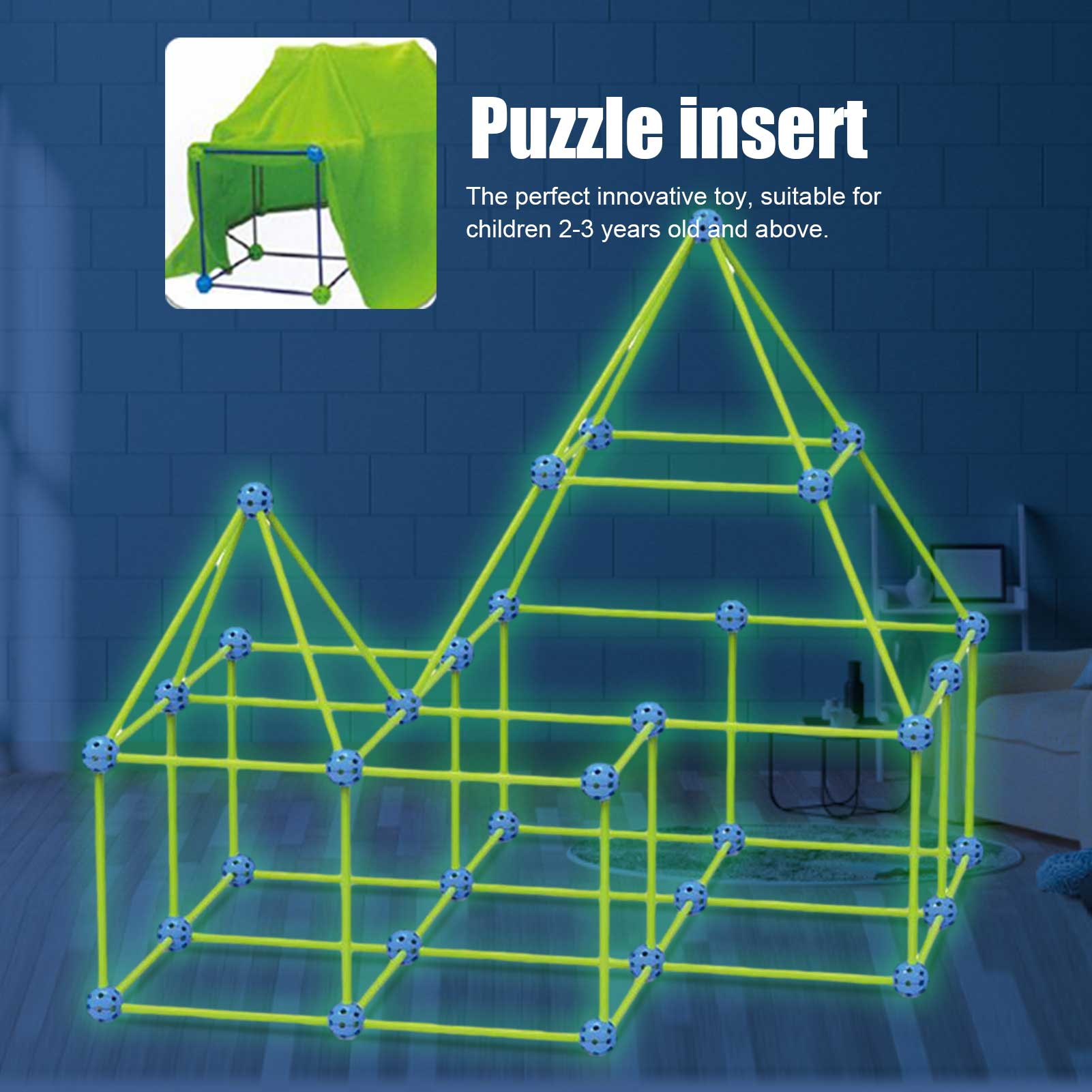 Toy Tents Fortress Fort Building Kit