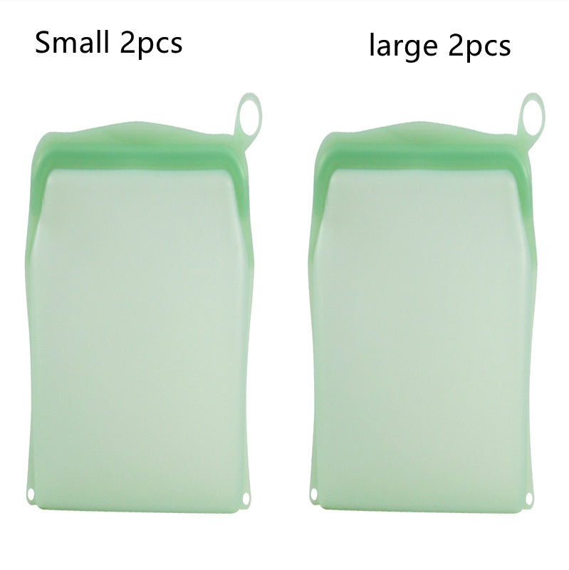 Portable Self-sealing Storage Bag for kitchen food
