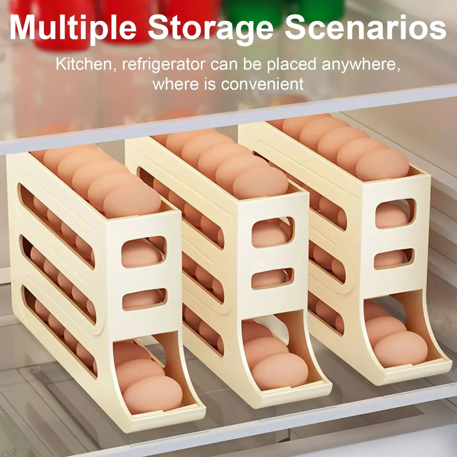 Refrigerator Egg Storage Box - Refrigerator 4-Layer Egg Tray | Koalakits36