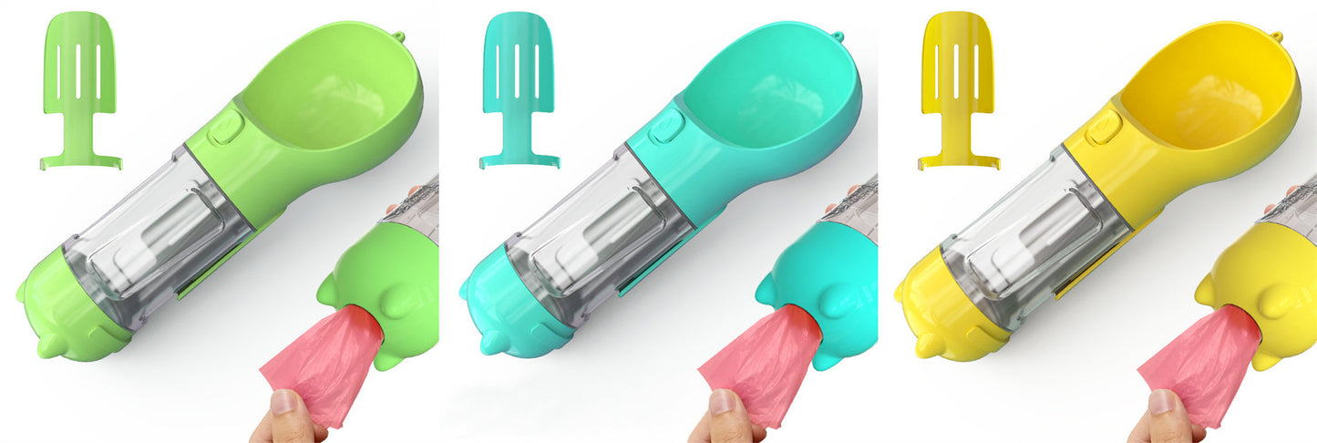 Portable Pet Outdoor Travel 3 In 1 Dog Water Bottle | Koalakits36