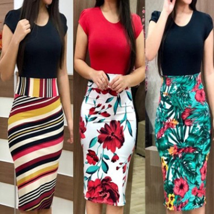 Printed Office Midi Dress for Women | Koalakits36