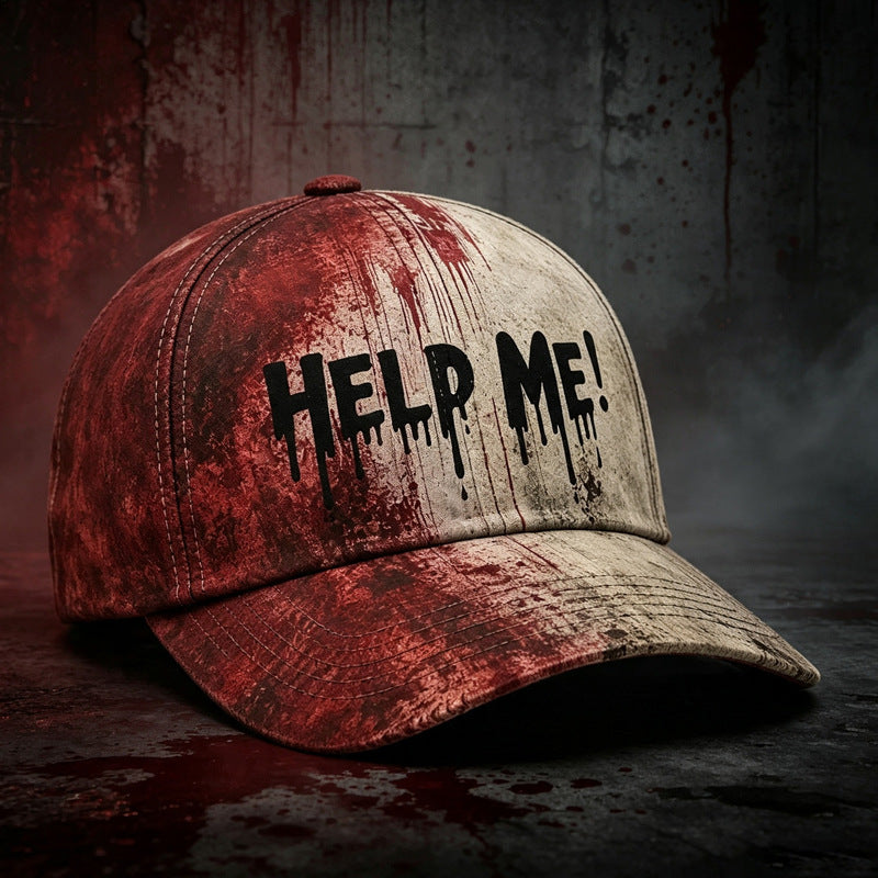 Stylish Halloween-Themed Baseball Cap: Dark-Style Couples Hat for All Seasons