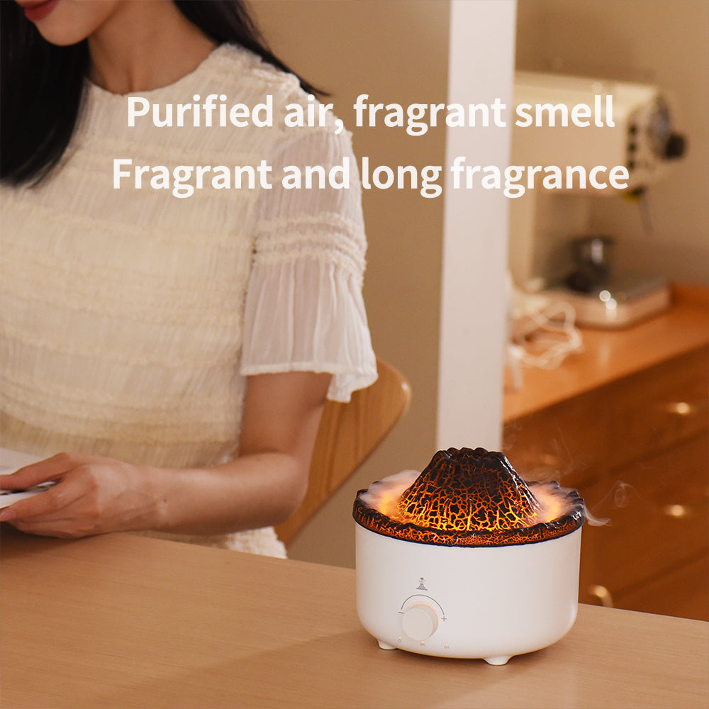 Flame Volcano Humidifier DiffuserVolcano Aroma Diffuser | Volcano Humidifier | Koalakits36