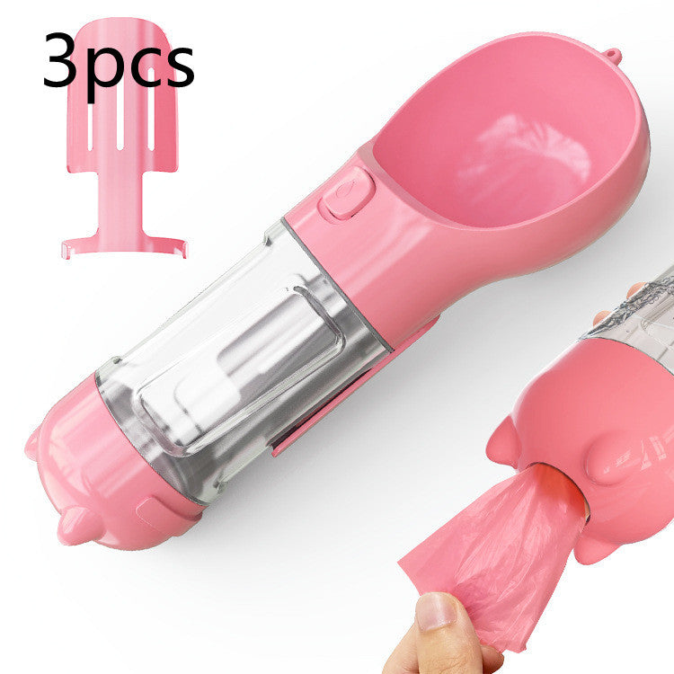 Portable Pet Outdoor Travel 3 In 1 Dog Water Bottle | Koalakits36