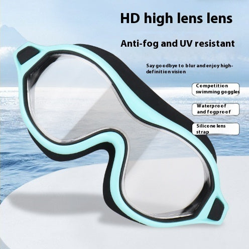 One-piece Large-frame Swimming Goggles HD | Koalakits36