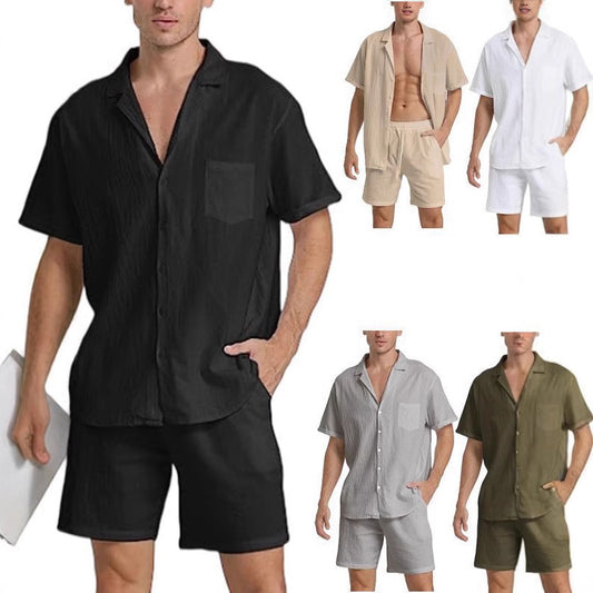 Men's Summer Sports Short-sleeved Shorts Suit | Koalakits36