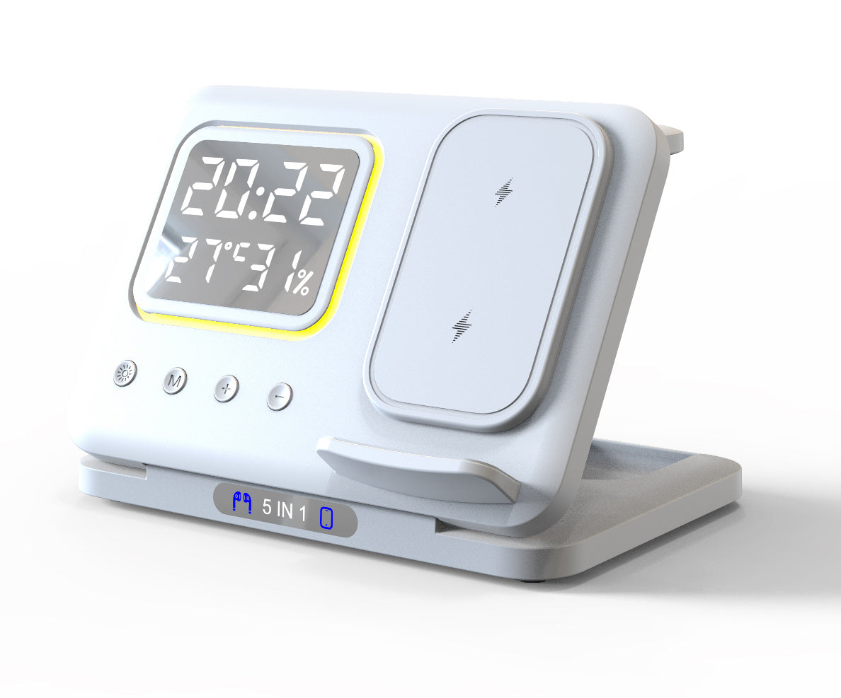 Wireless Charging Station & Alarm Clock | Koalakits36