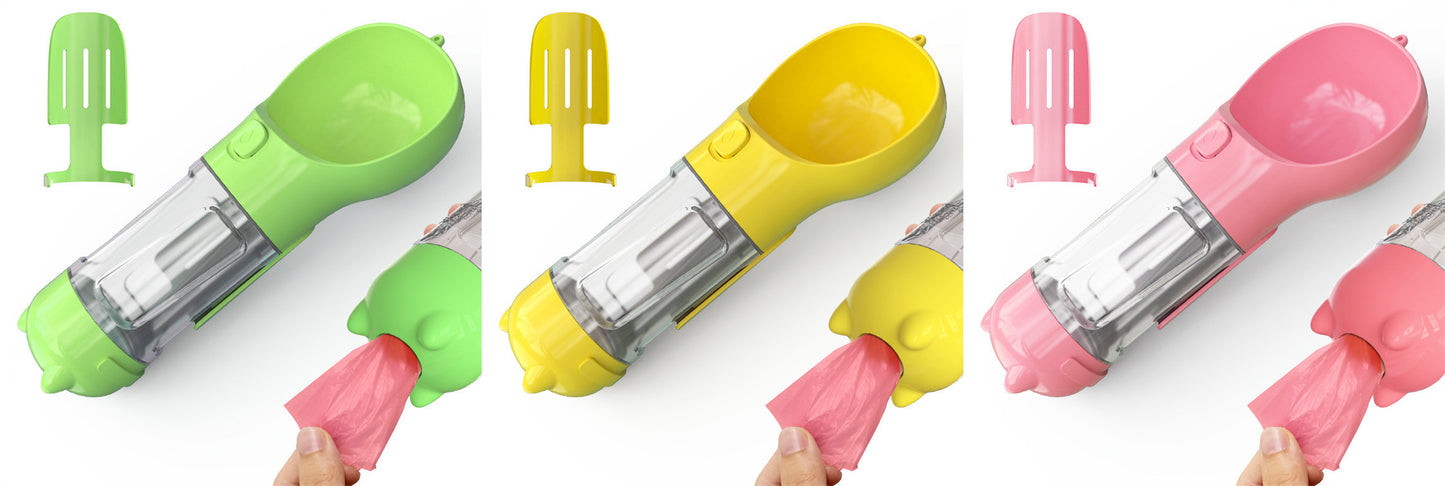 Portable Pet Outdoor Travel 3 In 1 Dog Water Bottle | Koalakits36