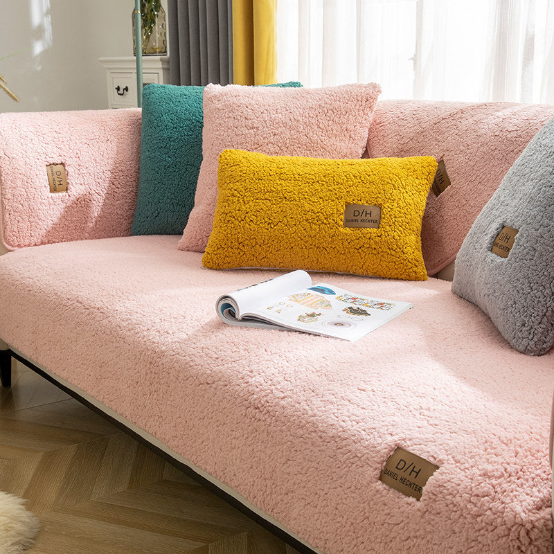 Sofa Towel Thicken Plush | Smooth Sofa Covers | Koalakits36