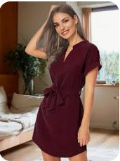 V-Neck Summer Dress for Women - Clothing | Koalakits36