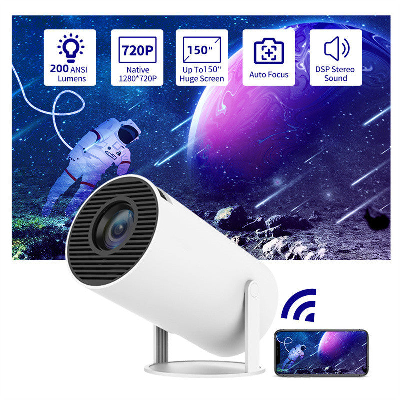 Portable Projector Small Straight Projector For Home Use 180 Degrees Projection | Koalakits36