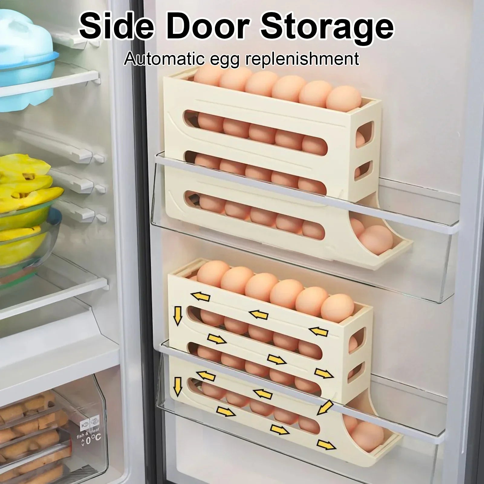 Refrigerator Egg Storage Box - Refrigerator 4-Layer Egg Tray | Koalakits36