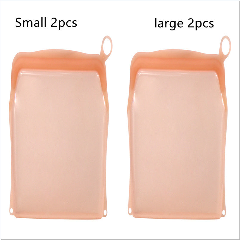 Portable Self-sealing Storage Bag for kitchen food
