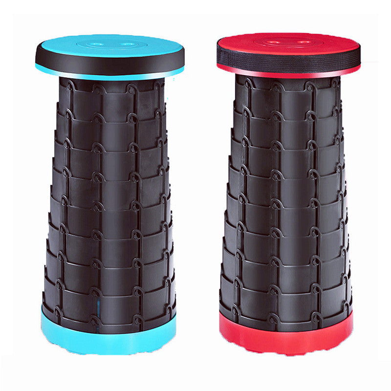 New Rainbow Folding Stool Outdoor Telescopic Stool Portable Light