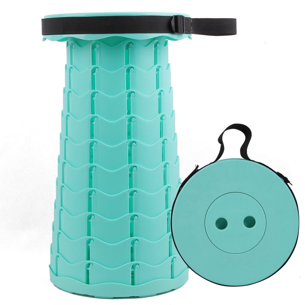 New Rainbow Folding Stool Outdoor Telescopic Stool Portable Light