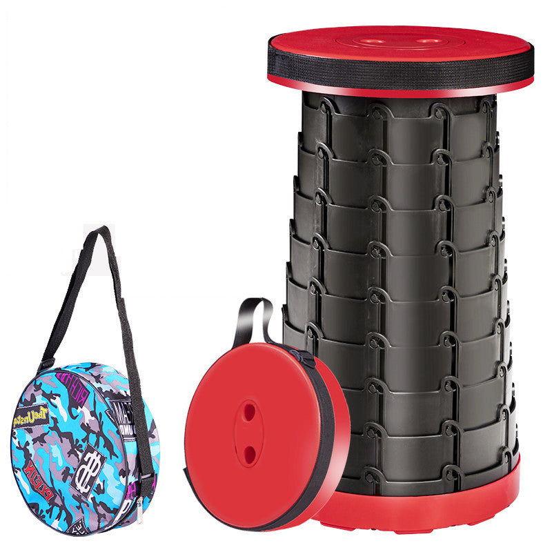 New Rainbow Folding Stool Outdoor Telescopic Stool Portable Light
