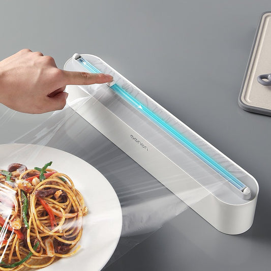 Food Wrap Dispenser - Plastic Dispenser With Cutter | Koalakits36