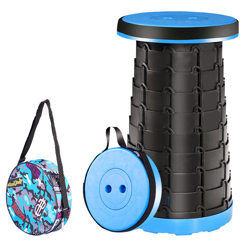 New Rainbow Folding Stool Outdoor Telescopic Stool Portable Light