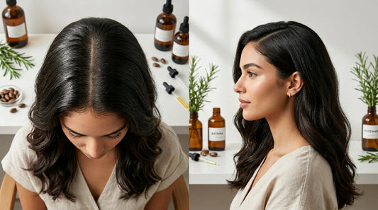 I Used All Three Oils on Half My Head for 90 Days — Batana, Castor, and Rosemary Results Side by Side