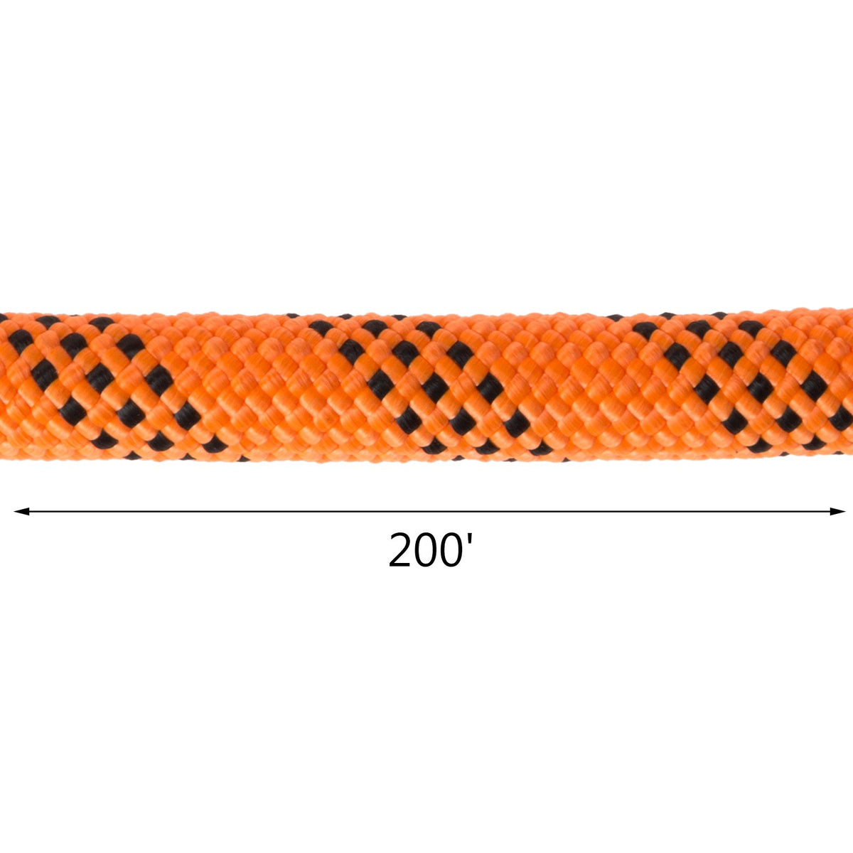 Double braid polyester pulling rope 200 ft, 1100 lbs load capacity, durable high-strength sailing and utility rope
