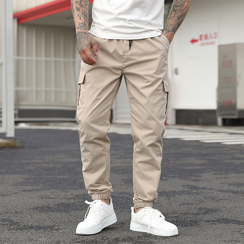 Men's Casual Overalls – Loose Cropped Pants | Koalakits36