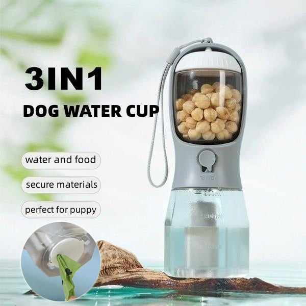 Dog Water Cup Drinking Food Three-in-one Portable Small Multi-functional | Koalakits36