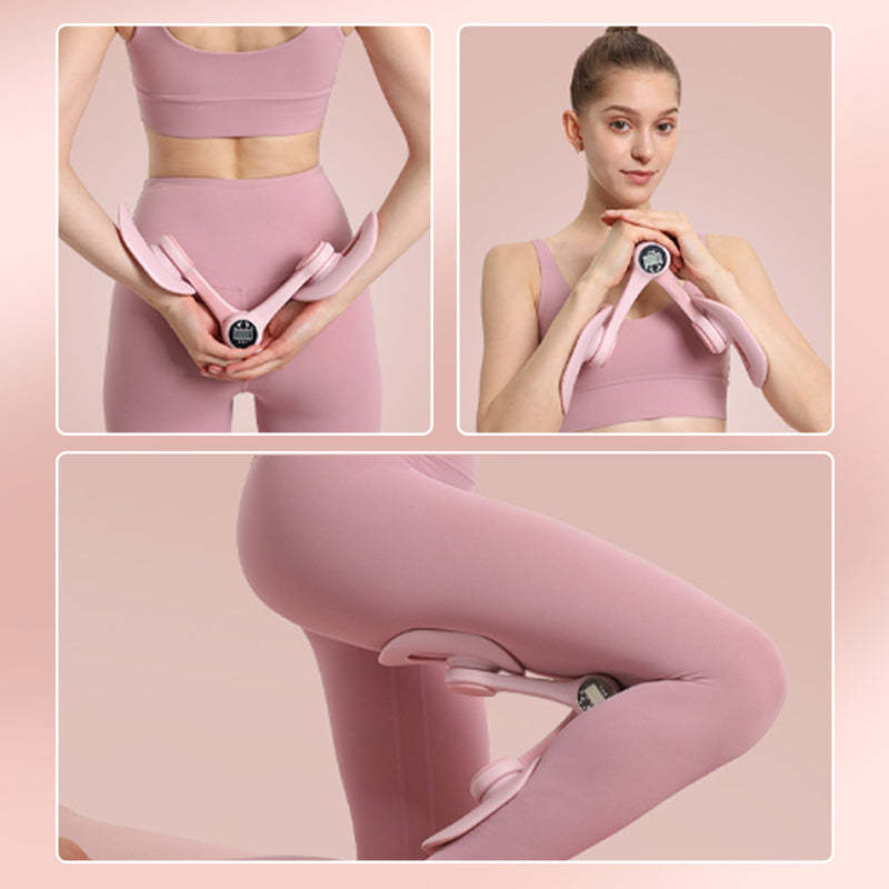 Ergonomic Thigh Trainer With Counter Adjustable With Lcd Display