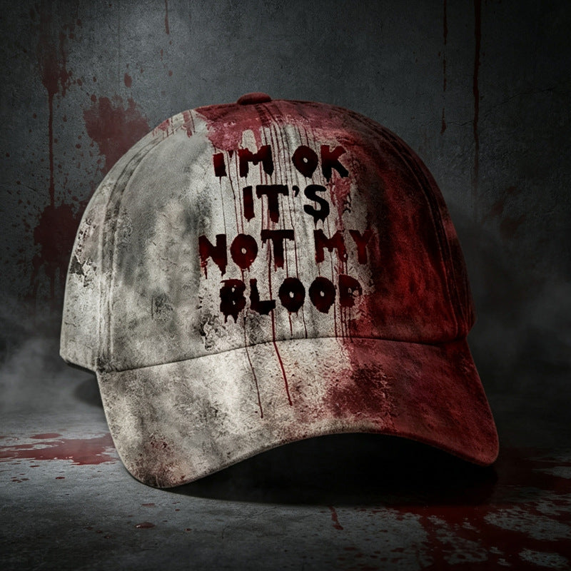 Stylish Halloween-Themed Baseball Cap: Dark-Style Couples Hat for All Seasons