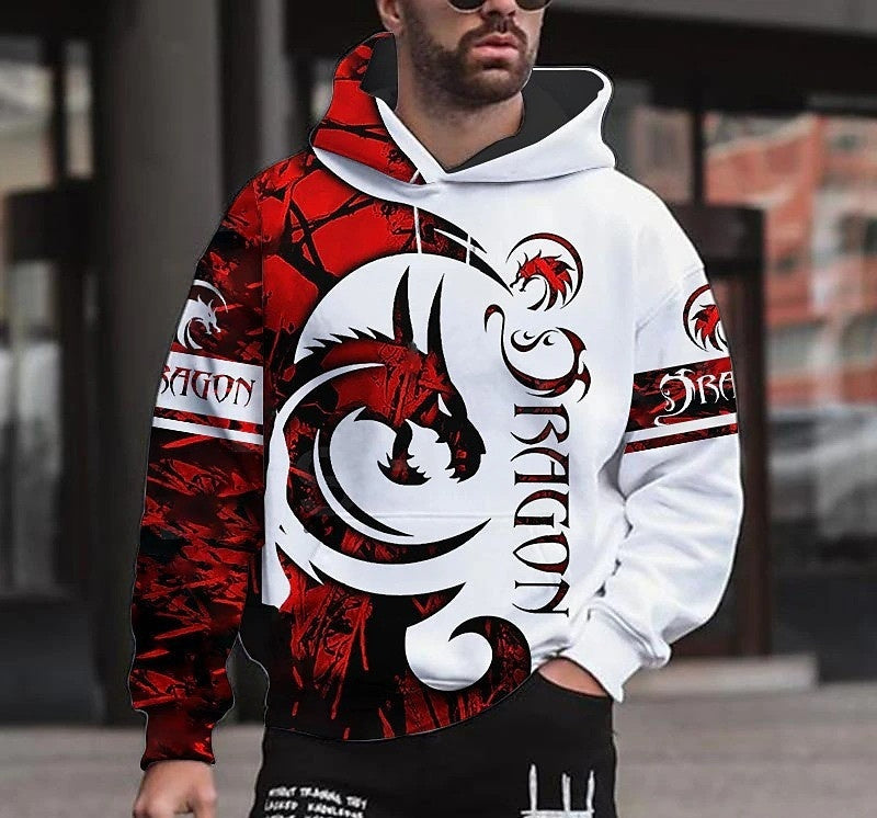 3D Printed Hoodie - Spring Hooded Sweater | Koalakits36