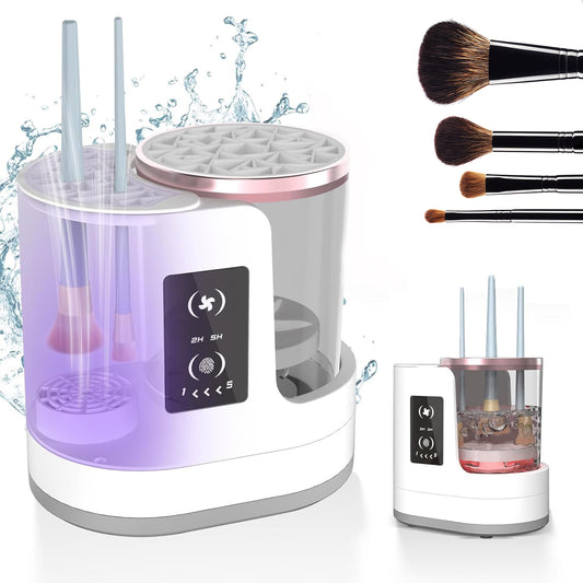 Electric Cleaner Rechargeable Makeup Brushes Cleaning Tool Automatic Cleaning Stand Device Koalakits36
