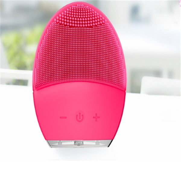 Electric Face Cleansing Brush – Negative Ion Facial Cleaner with Vibration, Multi-Speed Rotation and Deep Pore Cleansing
