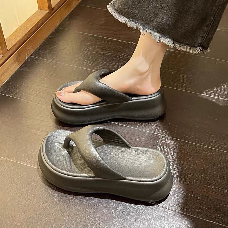 Non-slip Height-increasing Thick-soled Eva Flip-flops Women's Slippers | Koalakits36