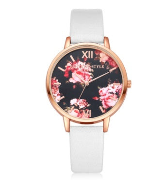 High Quality Fashion Leather Strap Rose Gold Women Watch Casual Love Heart Quartz Wrist Watch | Koalakits36