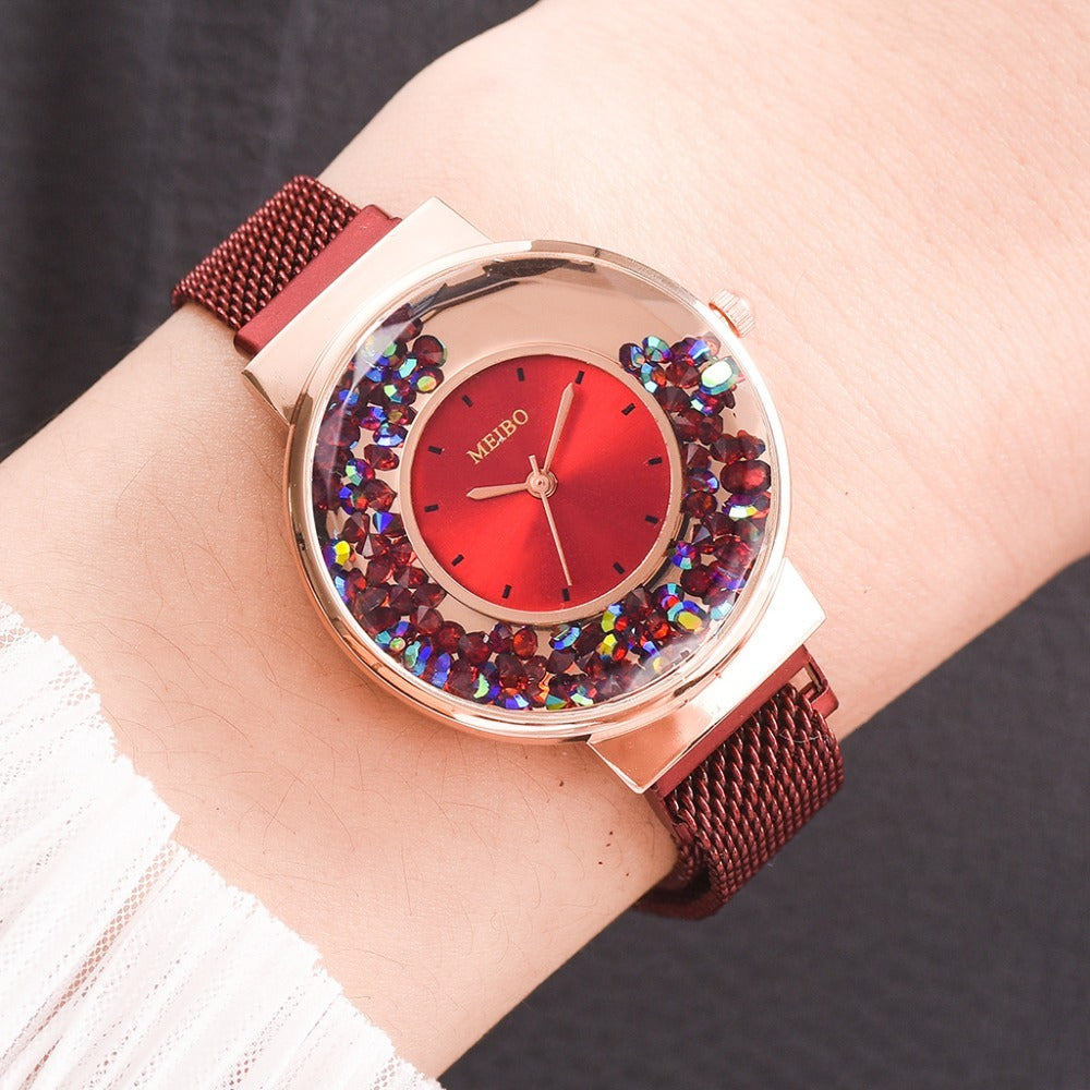 New Magnetic Women Watch with Alloy Strap | Koalakits36