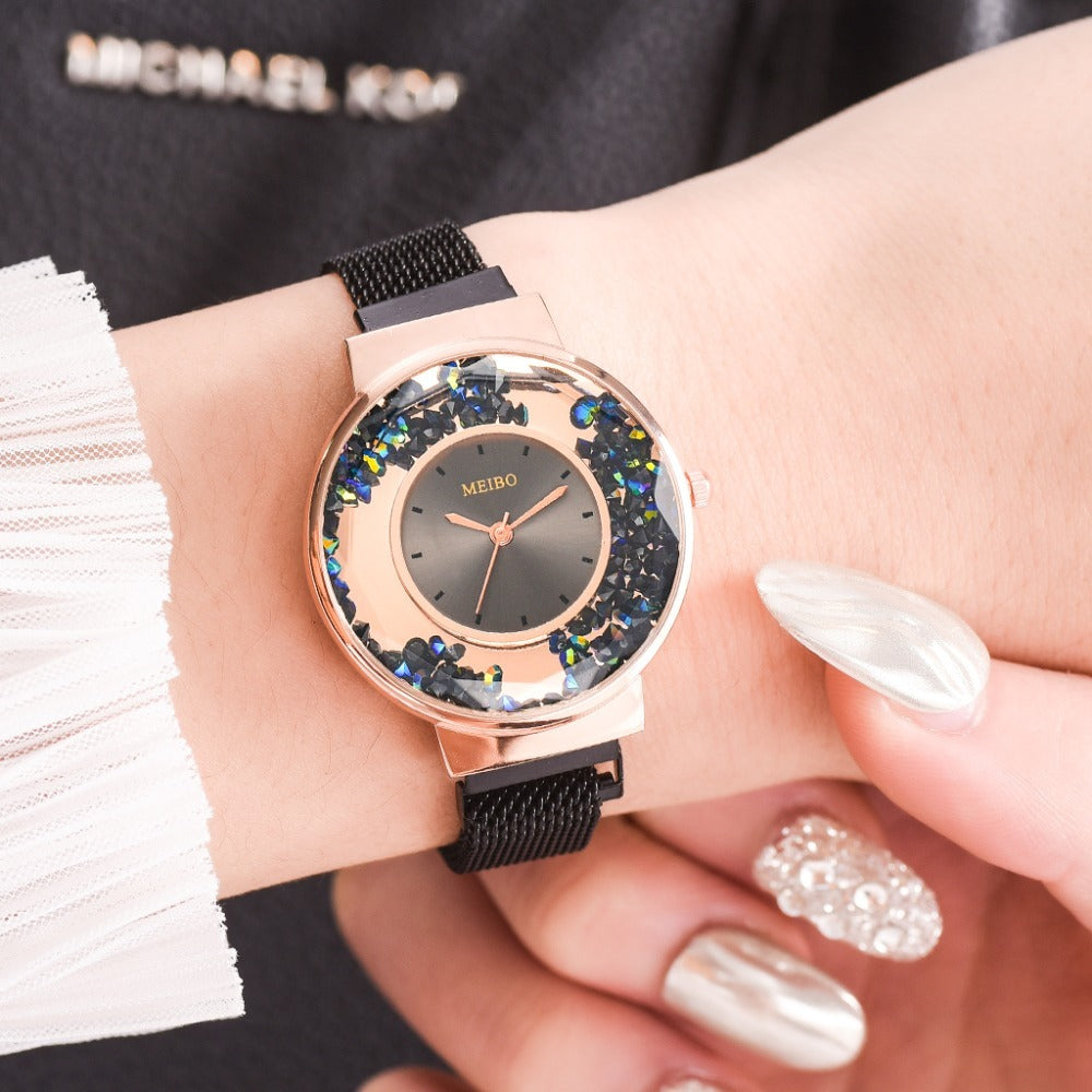 New Magnetic Women Watch with Alloy Strap | Koalakits36