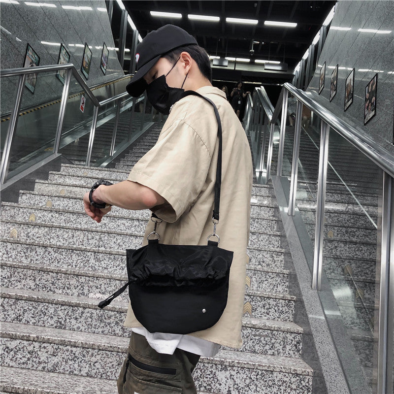 Stylish Diagonal Drawstring Waist Bag for Effortless Everyday Style