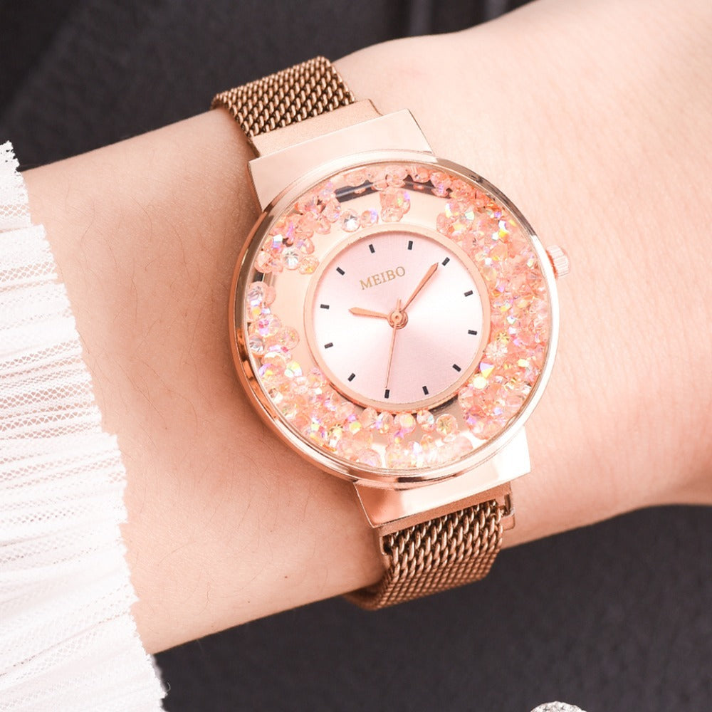New Magnetic Women Watch with Alloy Strap | Koalakits36