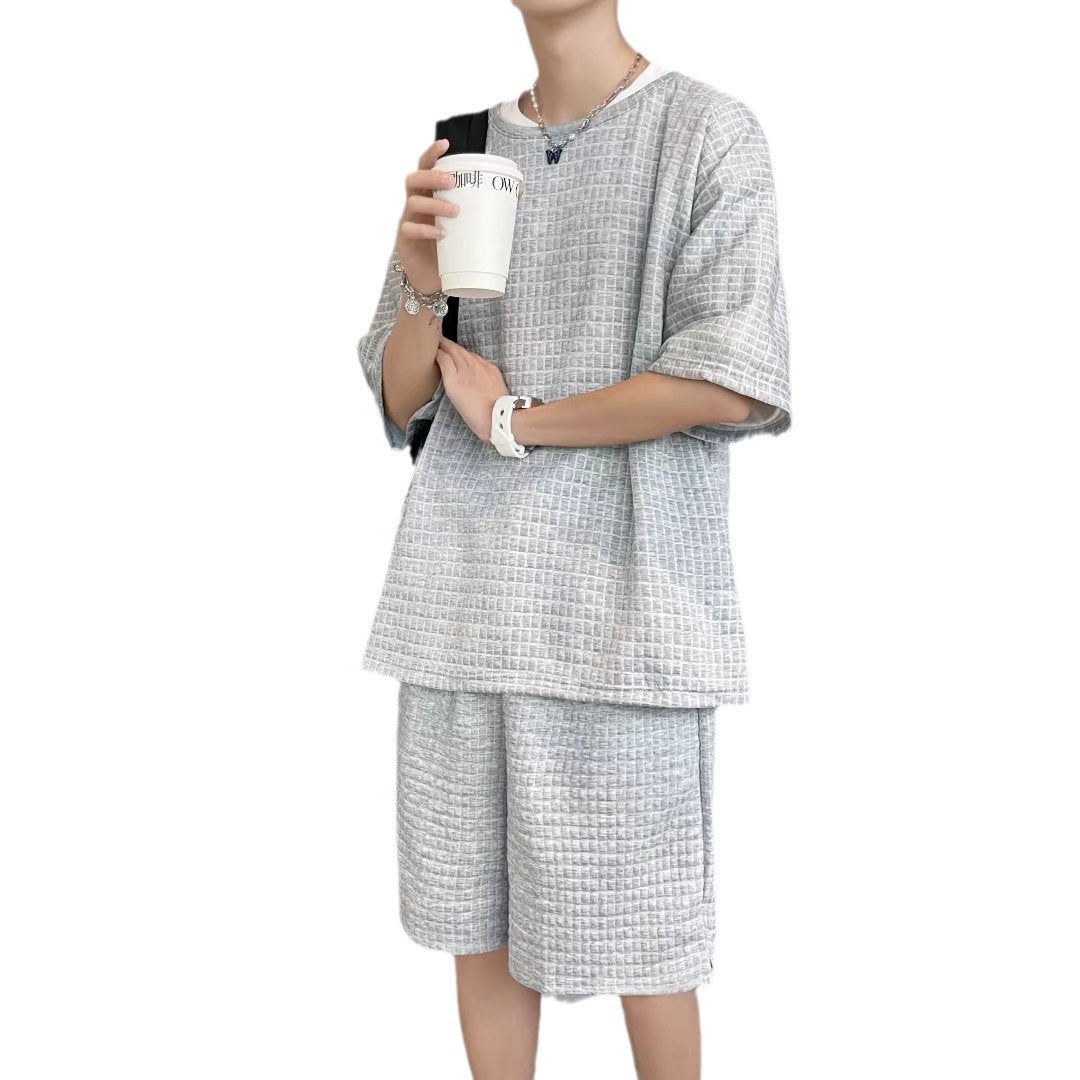 Men's Casual Two-Piece Set | Trendy Summer Outfit