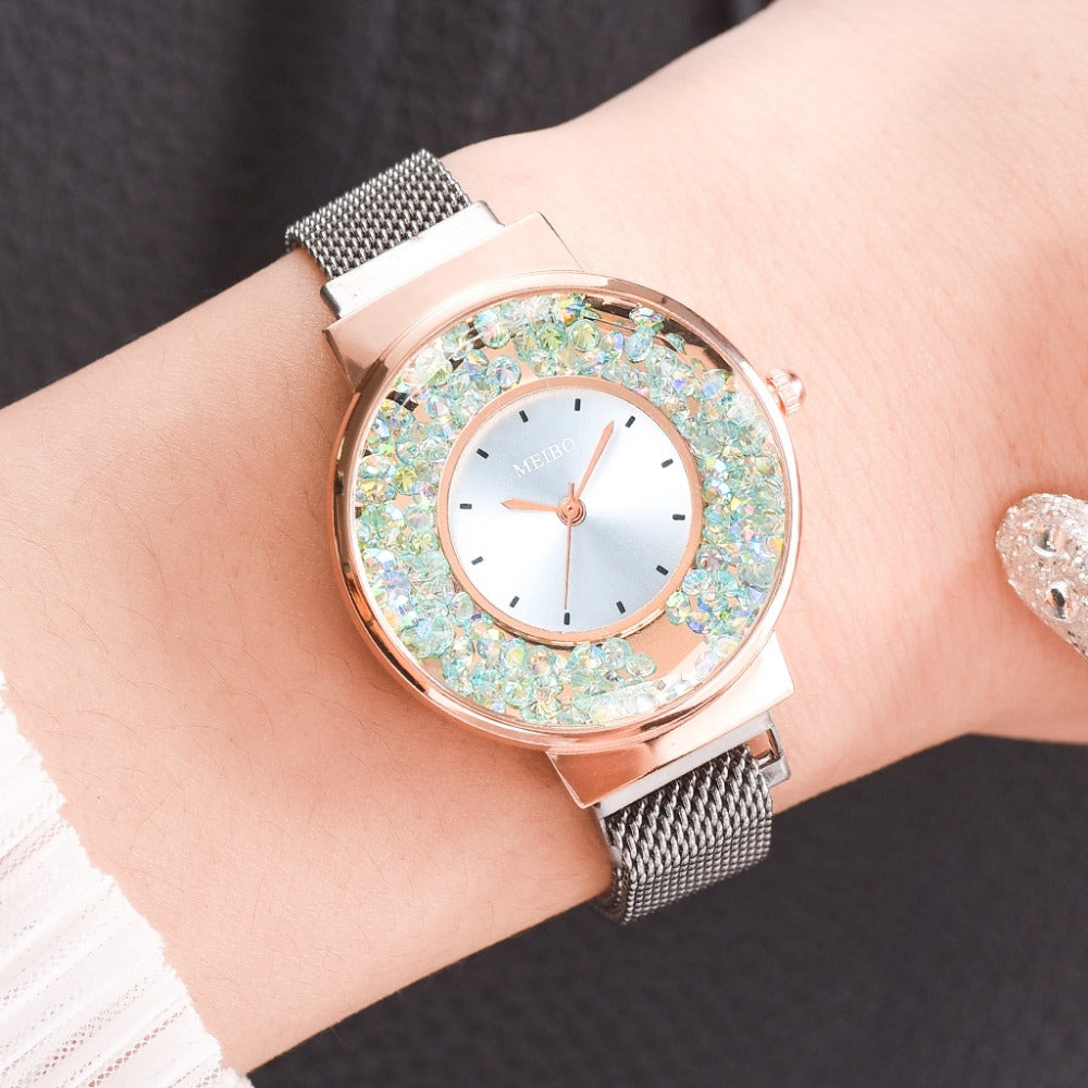 New Magnetic Women Watch with Alloy Strap | Koalakits36