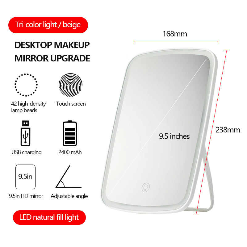 Adjustable Makeup Mirror with Lights: Achieve Flawless Beauty Anytime, Anywhere