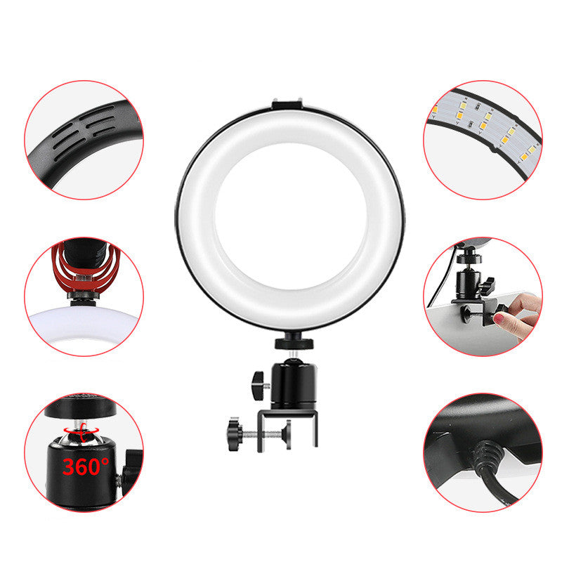 Illuminate Your Space with the Desktop Clip Fill Light: Perfect for Video Conferencing